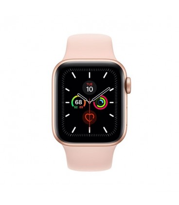 ساعت هوشمند اپل واچ سری 5 مدل Gold Aluminium Case with Pink Sand Sport Loop