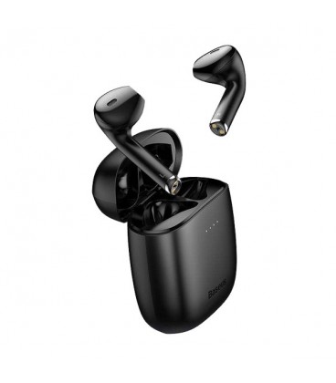 هدفون بی‌ سیم باسئوس مدل ENCOK W04 Pro همراه با محفظه شارژ بی‌سیم