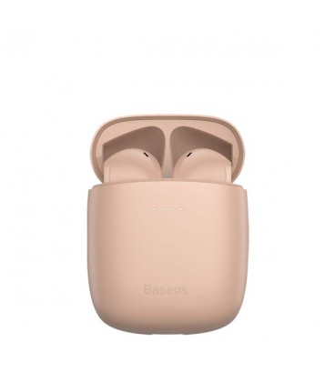 هدفون بی‌ سیم باسئوس مدل ENCOK W04 Pro همراه با محفظه شارژ بی‌سیم