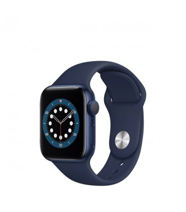 ساعت هوشمند اپل واچ سری 6 مدل Blue Aluminum Case With Deep Navy Sport Band 44 mm