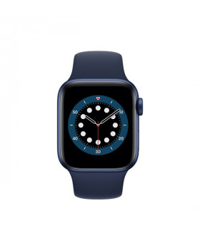 ساعت هوشمند اپل واچ سری 6 مدل Blue Aluminum Case With Deep Navy Sport Band 44 mm