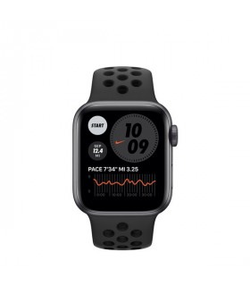ساعت هوشمند اپل واچ سری 6 مدل Nike Space Gray Aluminum Case With Anthracite Black Sport Band 40mm