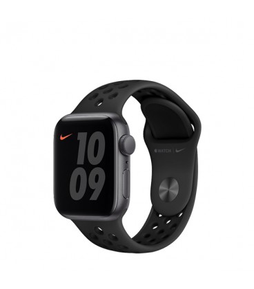 ساعت هوشمند اپل واچ نایکی پلاس سری SE مدل Space Gray Aluminum Case With Anthracite Black Nike Sport Band 40mm