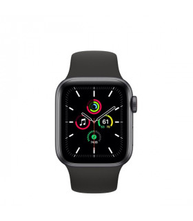 ساعت هوشمند اپل واچ سری SE مدل Space Gray Cellular Aluminum Case With Black Sport Band 40mm