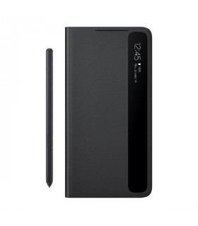 کیف کلاسوری مدل Smart Clear View Cover With S Pen مناسب برای گوشی سامسونگ Galaxy S21 Ultra