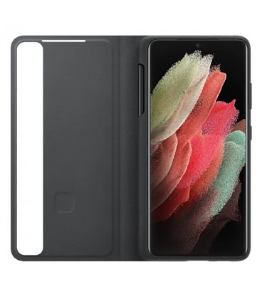 کیف کلاسوری مدل Smart Clear View Cover With S Pen مناسب برای گوشی سامسونگ Galaxy S21 Ultra
