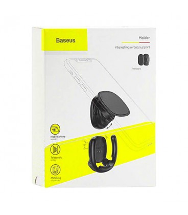پایه نگهدارنده انگشتی چندکاره گوشی موبایل باسئوس مدل Interesting Airbag Support SUMQN-01