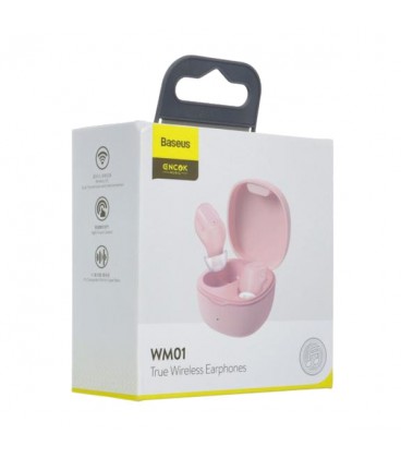 هدفون بی‌ سیم باسئوس مدل WM01 Encok True Wireless Earphones NGWM01-01