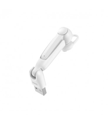 هدفون بی‌ سیم تک گوشی باسئوس مدل A05 Encok Vehicle-mounted Wireless Earphones NGA05-01 همراه با داک شارژ