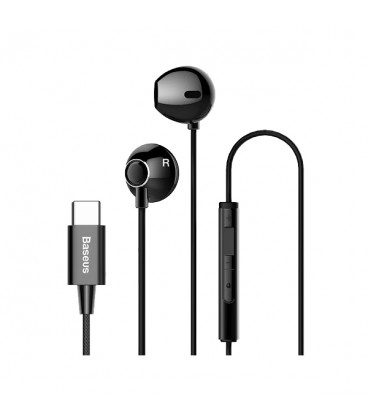 هدفون باسئوس مدل C06 Encok Wired Earphone NGC06-01 کانکتور تایپ سی
