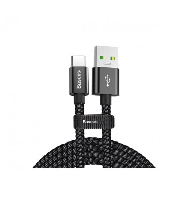 کابل Type C سوپر شارژ باسئوس مدل Double Fast Charging CATKC-A01 طول 1 متر