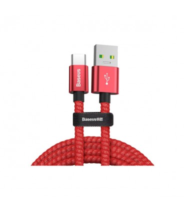 کابل Type C سوپر شارژ باسئوس مدل Double Fast Charging CATKC-A01 طول 1 متر