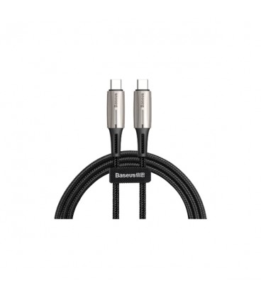 کابل Type C به Type C باسئوس مدل Water Drop-shaped Lamp CATSD-J01 مخصوص شارژ مک بوک