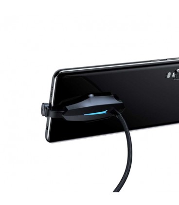 کابل لایتنینگ باسئوس مدل Stylish Colorful Sucker CALXA-A01 طول 1.2 متر همراه با پد چسبنده