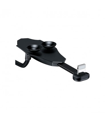 کابل لایتنینگ باسئوس مدل Stylish Colorful Sucker CALXA-A01 طول 1.2 متر همراه با پد چسبنده