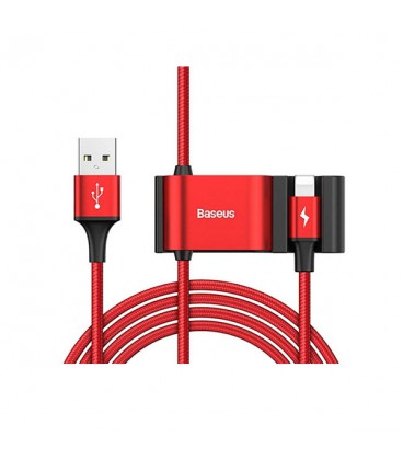 کابل لایتنینگ باسئوس مدل Special Data Backseat CALHZ-01 دارای دو پورت خروجی