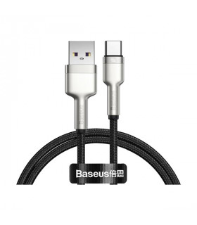 کابل Type C فست شارژ باسئوس مدل Cafule Series Metal CATJK-01 طول 25 سانتی متر