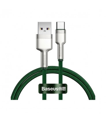 کابل Type C فست شارژ باسئوس مدل Cafule Series Metal CATJK-01 طول 25 سانتی متر