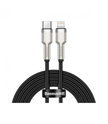 کابل Lightning به Type C فست شارژ باسئوس مدل Cafule Metal PD CATLJK-B01 طول 2 متر