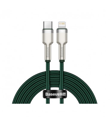 کابل Lightning به Type C فست شارژ باسئوس مدل Cafule Metal PD CATLJK-B01 طول 2 متر