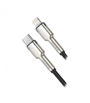 کابل Lightning به Type C فست شارژ باسئوس مدل Cafule Metal PD CATLJK-B01 طول 2 متر