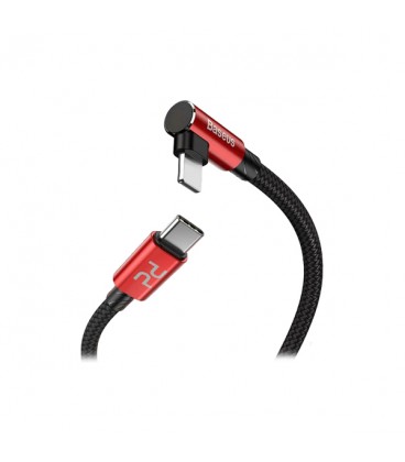 کابل Type C به Lightning باسئوس مدل MVP Elbow PD Flash 18W CATLMVP-A01 طول 1 متر