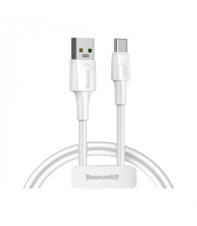 کابل Type C سوپر شارژ باسئوس مدل White CATSW-G01 VOOC Charge طول 2 متر