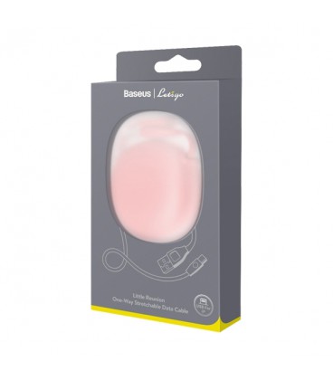 کابل Type C باسئوس مدل Lets go Little Reunion CATRN-24 طول 1 متر دارای سیم جمع کن