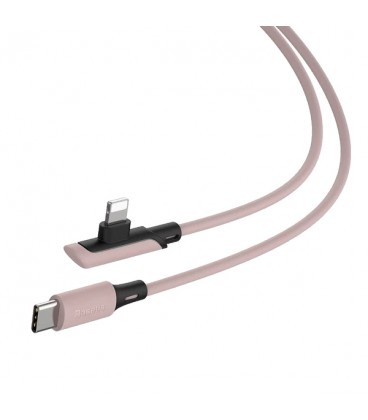 کابل Type C به Lightning باسئوس مدل Colourful Elbow PD CATLDC-A04 طول 1.2 متر