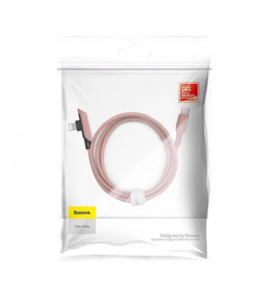 کابل Type C به Lightning باسئوس مدل Colourful Elbow PD CATLDC-A04 طول 1.2 متر