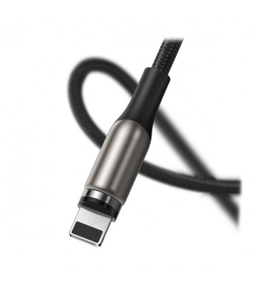 کابل مگنتی لایتنینگ باسئوس مدل Zinc Magnetic CALXC-I01 طول 2 متر