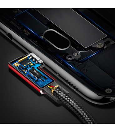 کابل لایتنینگ باسئوس مدل MVP Elbow Type CALMVP-01 طول 1 متر