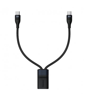 کابل Type C به Type C دو کاره فست شارژ باسئوس مدل Flash CA1T2-C01 / C06 طول 1.5 متر