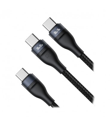 کابل Type C به Type C دو کاره فست شارژ باسئوس مدل Flash CA1T2-C01 / C06 طول 1.5 متر