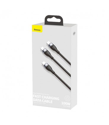 کابل Type C به Type C دو کاره فست شارژ باسئوس مدل Flash CA1T2-C01 / C06 طول 1.5 متر