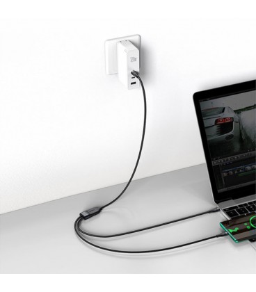 کابل Type C به Type C دو کاره فست شارژ باسئوس مدل Flash CA1T2-C01 / C06 طول 1.5 متر