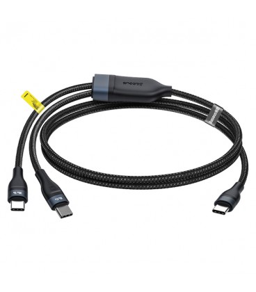کابل Type C به Type C دو کاره فست شارژ باسئوس مدل Flash CA1T2-C01 / C06 طول 1.5 متر