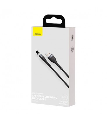 کابل مگنتی لایتنینگ باسئوس مدل Zinc Magnetic CALXC-KG1 طول 1 متر