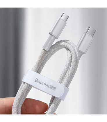 کابل Type C به Type C فست شارژ باسئوس مدل Density QC4 CATGD-01 / 02 / 03 طول 1 متر