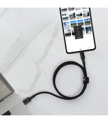 کابل Type C به Type C فست شارژ باسئوس مدل Density QC4 CATGD-01 / 02 / 03 طول 1 متر