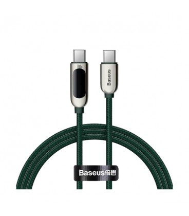 کابل Type C به Type C باسئوس مدل Display Fast Charging Data Cable CATSK-B01 طول 1 متر