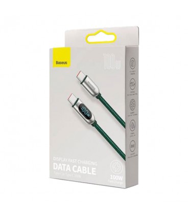 کابل Type C به Type C باسئوس مدل Display Fast Charging Data Cable CATSK-B01 طول 1 متر