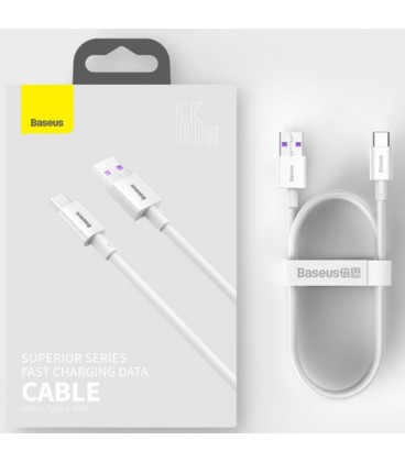 کابل Type C فست شارژ باسئوس مدل Superior Series USB to Type-C CATYS-A01 طول 2 متر