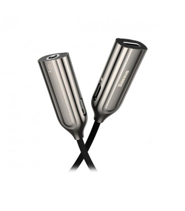 کابل تبدیل یک به دو لایتنینگ باسئوس مدل 2in1 iP Male to Dual iP Female Call55-0A