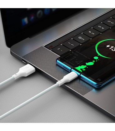 کابل Type C پک دوتایی باسئوس مدل Simple Wisdom Data Cable Kit TZCATZJ-02 طول 1.5 متر