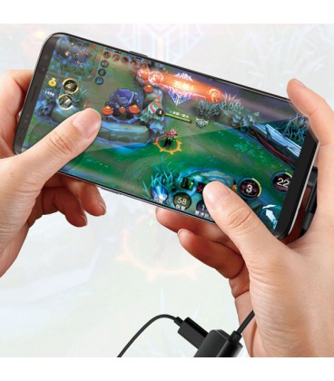 کابل تبدیل Type-C باسئوس اتصال همزمان هندزفری و شارژر مدل Audio Converter CATL45-01 طول 12 سانتی متر