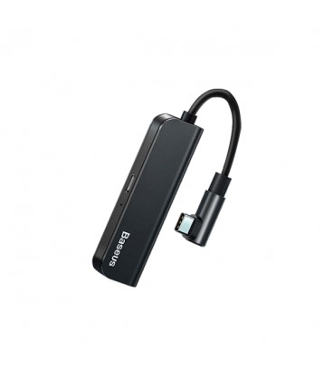 کابل تبدیل Type-C باسئوس اتصال همزمان هندزفری و شارژر مدل L53 PD Converter CATL53-01