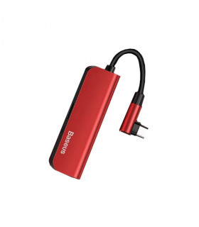 کابل تبدیل Type-C باسئوس اتصال همزمان هندزفری و شارژر مدل L53 PD Converter CATL53-01