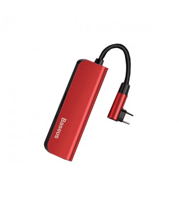 کابل تبدیل Type-C باسئوس اتصال همزمان هندزفری و شارژر مدل L53 PD Converter CATL53-01