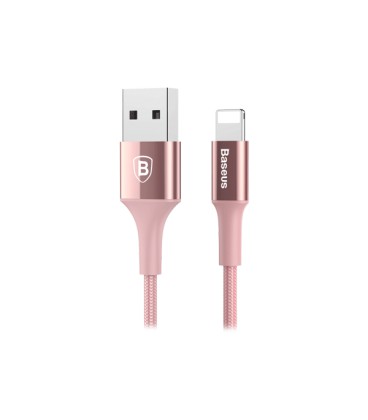 کابل لایتنینگ باسئوس مدل Shining Cable with Jet Metal CALSY-01 طول 1 متر